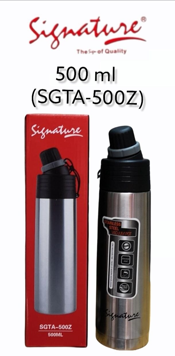 Signature unbreakable vacuum flask 500mL SGTA-500Z