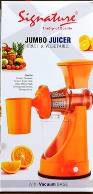 Signature jumbo juicer fruit & vegetable juicing machine