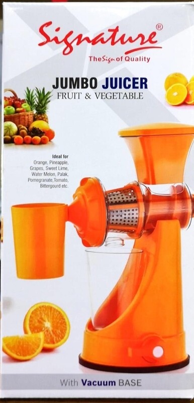 Signature jumbo juicer fruit &amp; vegetable juicing machine