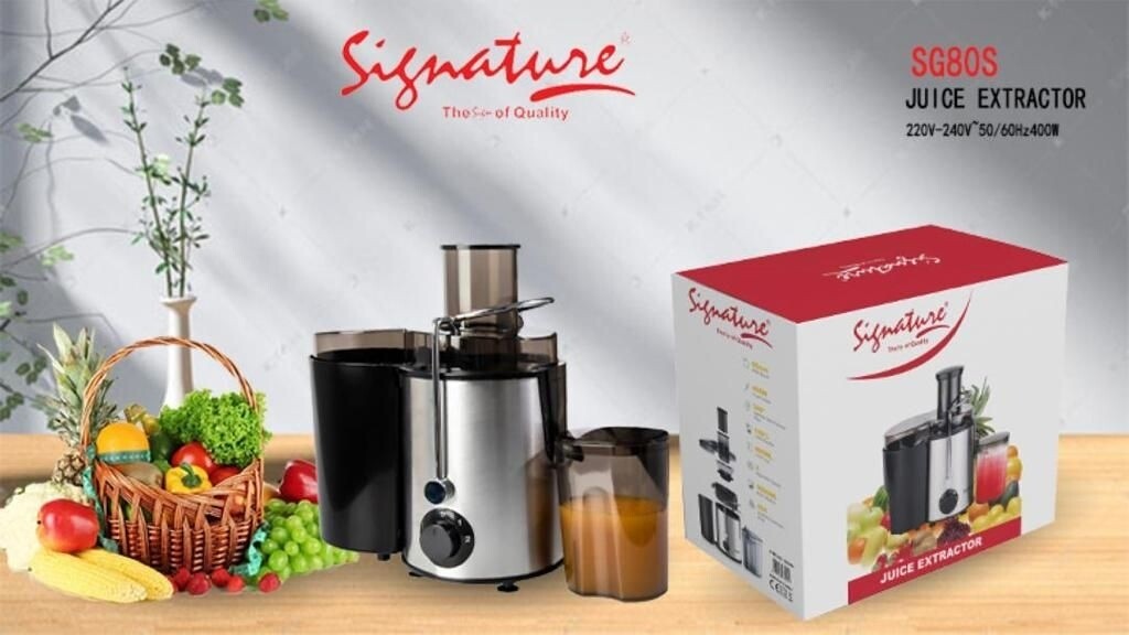 Signature juice extractor SG80S 400W