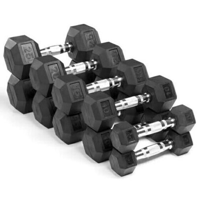 Dumbbell heavy lifting weights set 20kg
