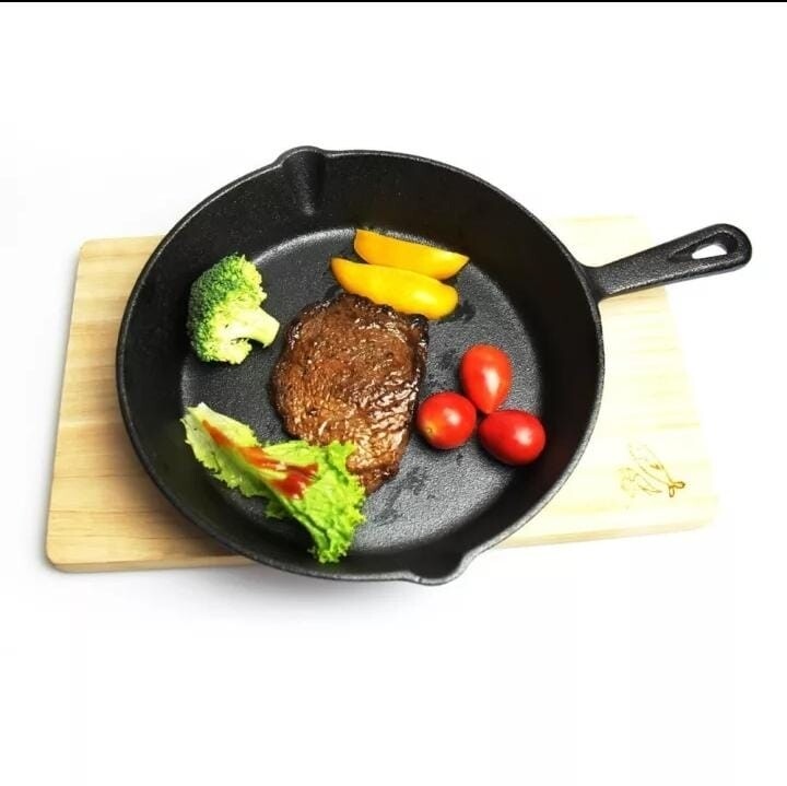 Cast iron skillet pan 16cm [small size]