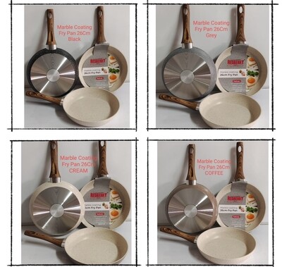 Redberry premium marble coated non stick frying pan 26cm RBNF 326