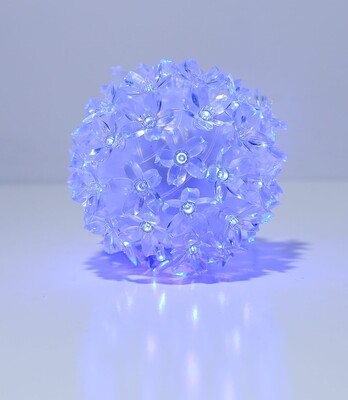 Xmas decoration Sakura ball blue