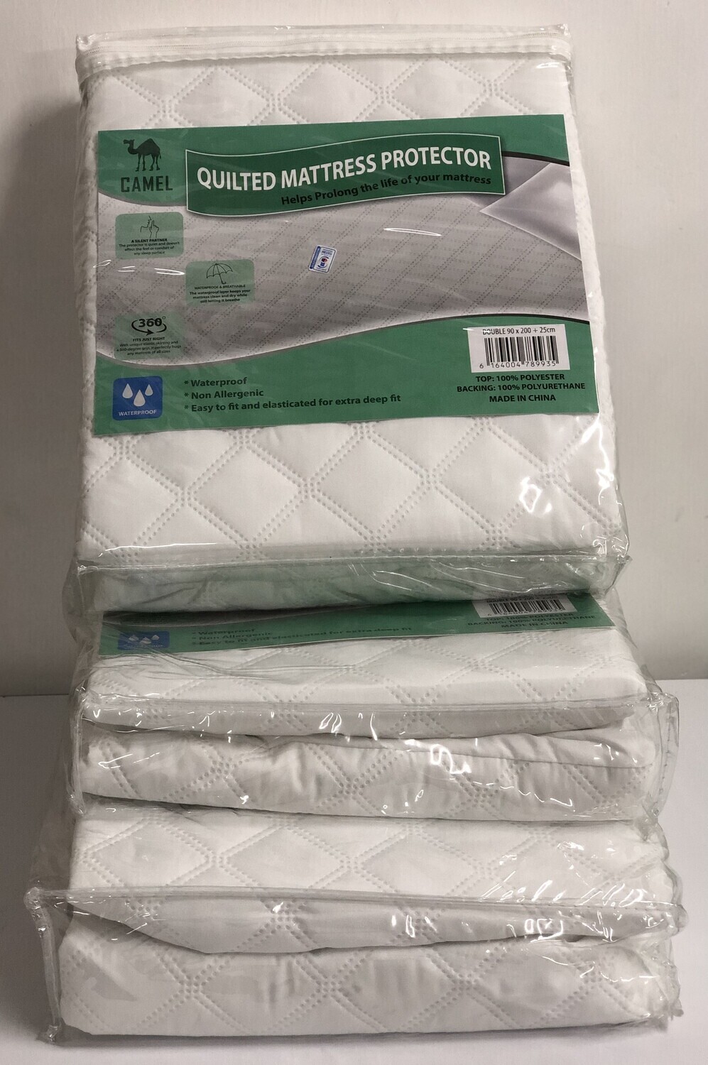 Camel Non allergic, Non allergic, mattress protector polyester Double 180*200