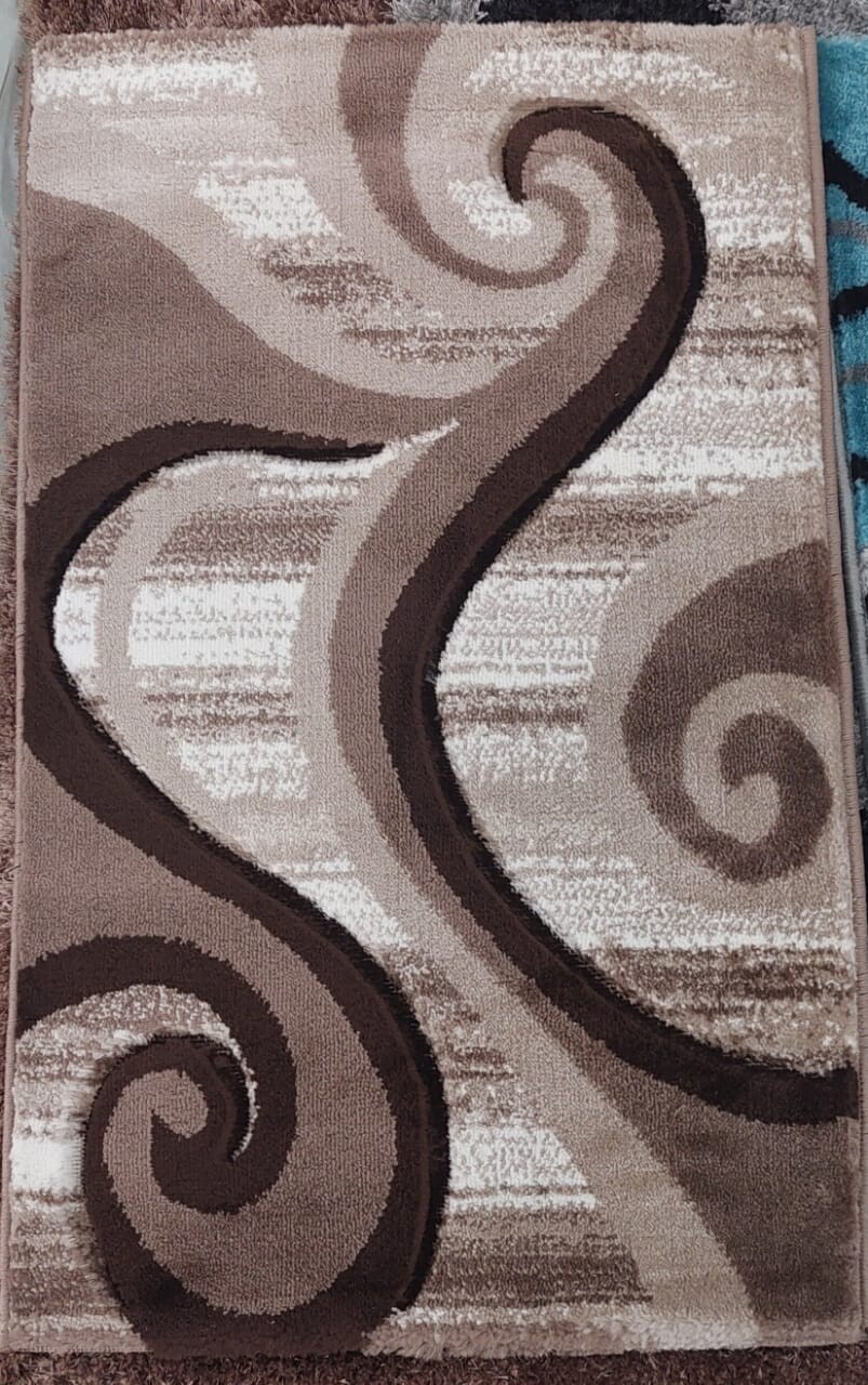 Safari Paris door mat 50x80cm #6 pattern brown waves
