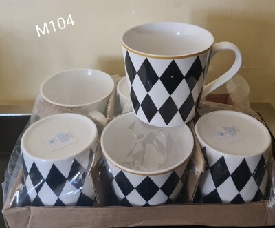 Sbest Deli mugs 6pcs set M104