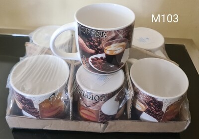 Sbest Deli mugs 6pcs set M103