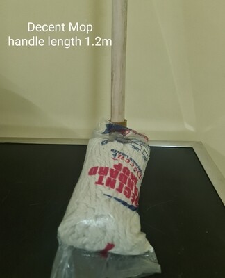 Decent mop with handle 1.2m