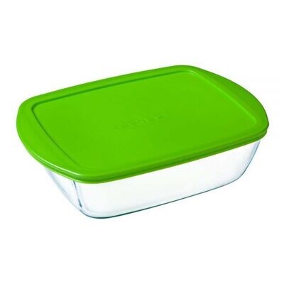 Pyrex Cook & Store Rectangle Glass 4.5L Dish +Lid 40x27cm Pyrex Cook & Store Rectangle Glass 4.5L Dish +Lid 40x27cm