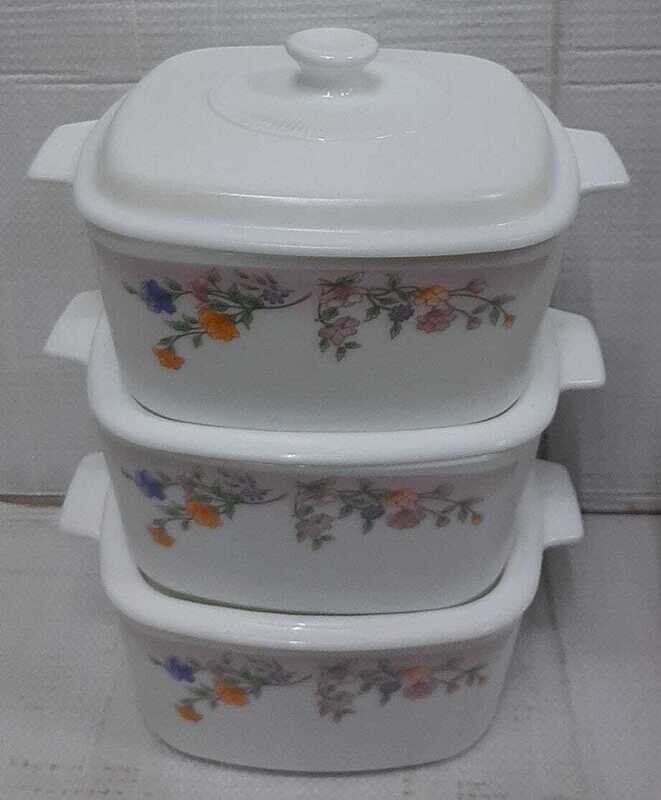 Opal Rectangular serving dish caseole 1pc 1.5L Redberry heat resistant glass casserole 1.5L #2408