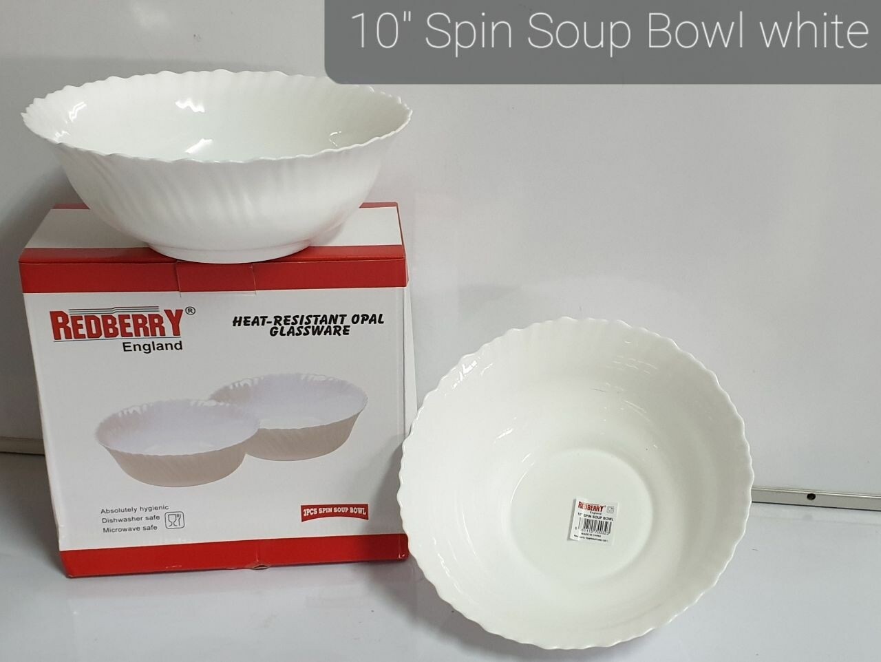 Serving bowls 10&quot; spin  set of 3 soup bowl serving bowl Redberry   serving dish