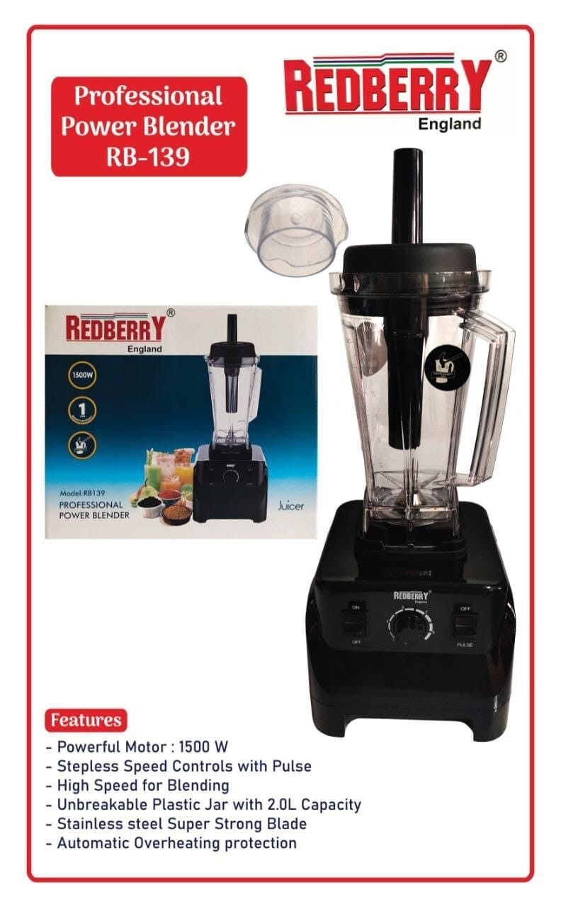 Redberry power professional blender RB-139 1500w