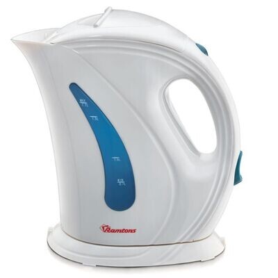 RAMTONS CORDLESS ELECTRIC KETTLE 1.7 LITERS WHITE AND BLUE- RM/225