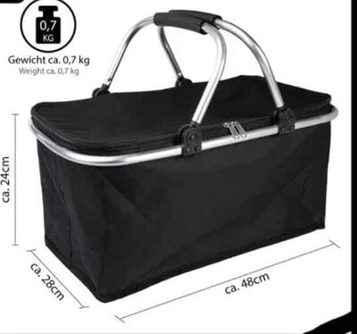 BIG SIZE Insulated cooler picnic bags.
Size: 48*28*24cm
Colours available: black, blue & green