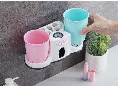 Toothbrush holder multipurpose organizer