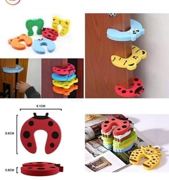 Kids safety door stopper