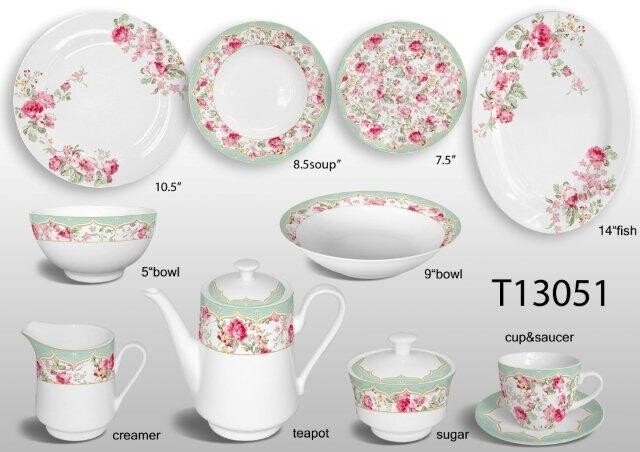 Porcelain Dinner set 47pcs T13051