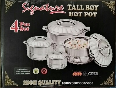 Signature  TALL BOY 4cs hot pots set 1L/2L/3L/5L