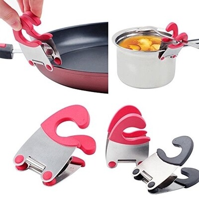 Clip pot laddle holder