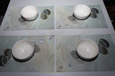 Easy life 3D Table mats Double Sided Place mats 4pcs set
