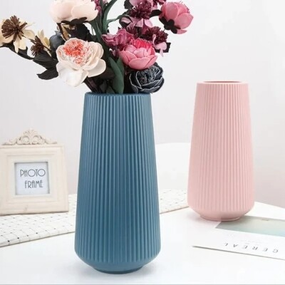 Decor Plastic Flower vase Nordic large