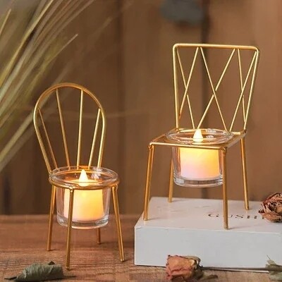 Nordic style Candle Holder chair design