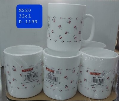 Redberry 6pcs set ceramic mugs D-1199