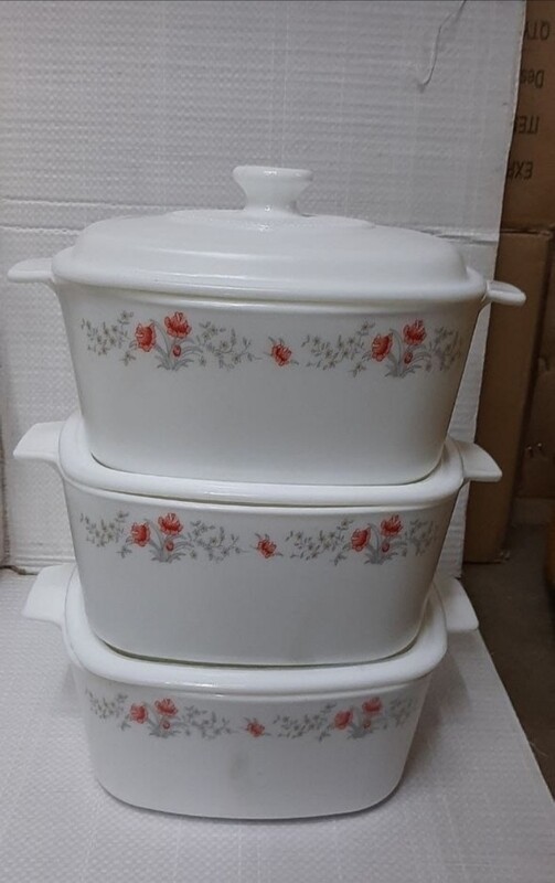 Redberry 2.5L 1pcs heat resistant glass casserole set rectangular