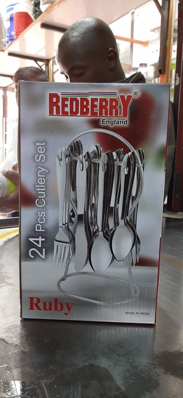 Redberry Ruby 24pcs cutlery set