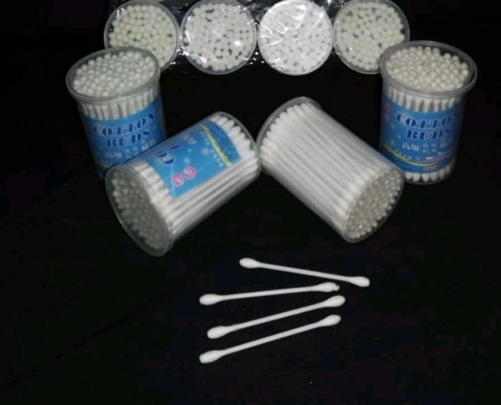 SY Cotton buds in round tin x100 pcs