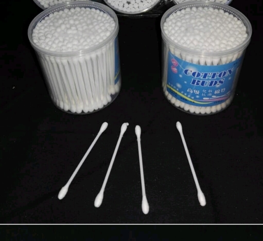 SY Cotton buds in round tin x200pcs NS156923