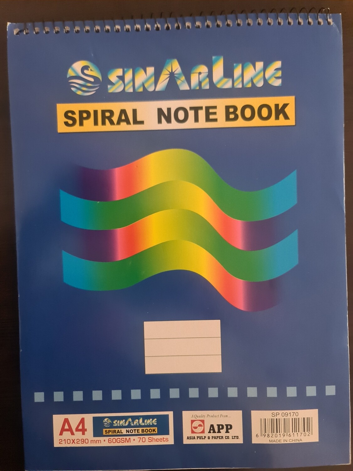 SY spiral note book A4 50 sheets