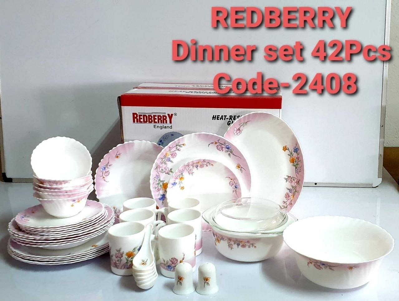 Redberry 42pcs dinner set no. 2408