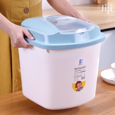 Colourful Cereal storage buckets 10kg