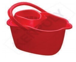 Mop Bucket In 2 Part With Strainer Red/Green/Blue/Dark Grey Mop Bucket In 2 Part With Strainer Red/Green/Blue/Dark Grey