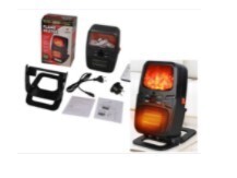 Wall-Mounted/Desktop Heater, 1000W, With Remote Control
