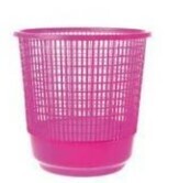 Waste Paper Basket Small WP002 (Assorted Colors), Top dia 25cm, height 24 cm
