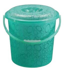 Kenpoly Frosty Bucket with Lid No. 20 - Durable Plastic Bucket (W34XH48cm)