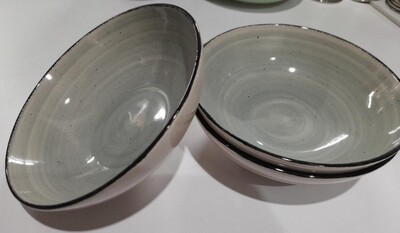 3pcs 7.5inch bowls double coloured