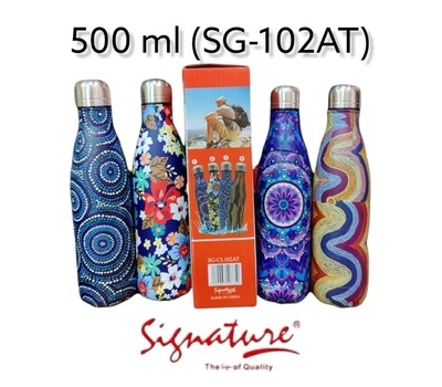 Signature unbreakable thermos flask coffee cup 500ml SG-102AT