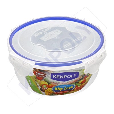 Kenpoly Klip Lock 613 food container 2.5 Ltrs. H110 x Dia215 mm