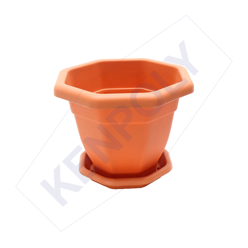 Kenpoly Flower Pot Planter 2 with Dish 8lts H254 x Dia340 mm