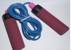 Nylon jump rope rubber handle #EJ142