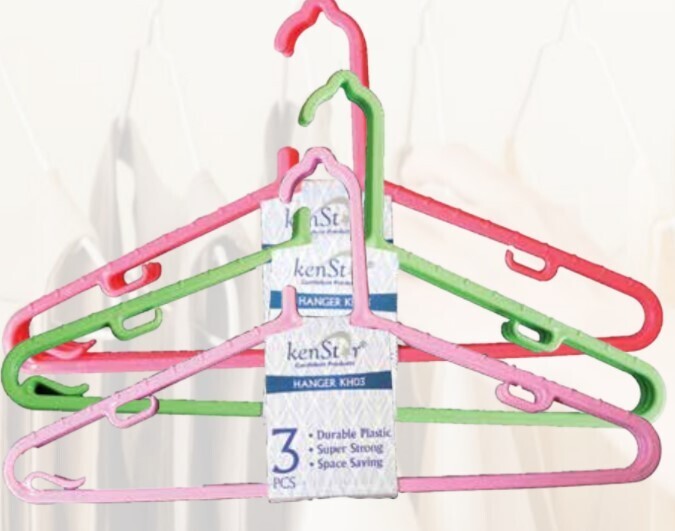 Kenstar Plastic Hangers - Set of 3 (KH03)