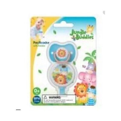 Jungle Buddies Baby Fresh Fruit Pacifier Feeder With Handle Squeeze #LE15332