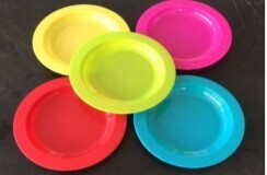 Jungle Buddies 5 pack plastic plates BPA free  #LE15356
