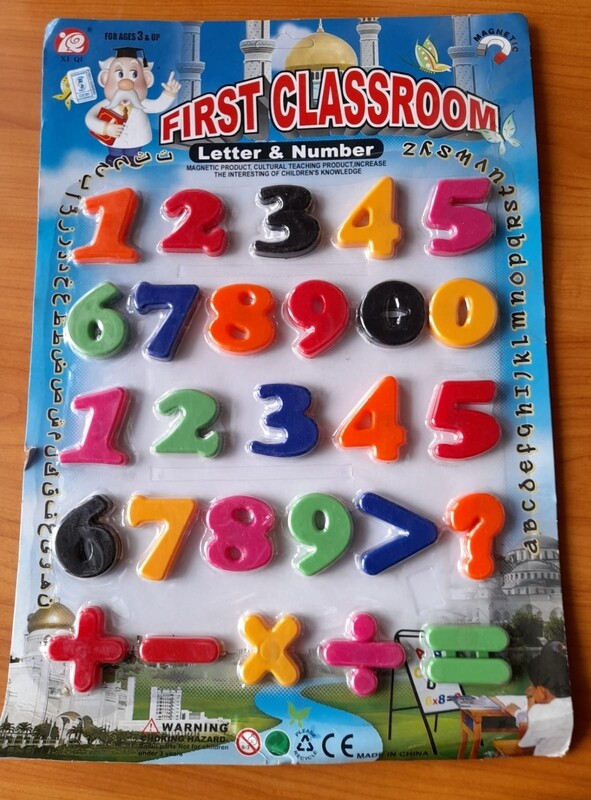 PARIS Fridge magnet Classroom letters for age 3+ #139254