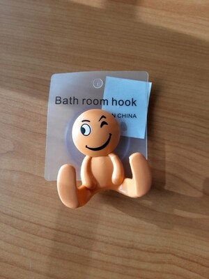 Bathroom strong hook, with suction 7cm 2kg  #230920