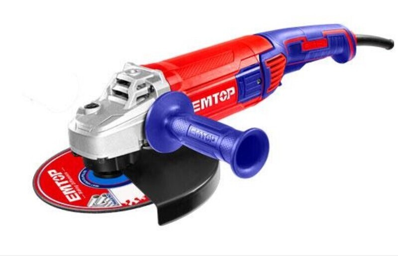 EMTOP Angle Grinder - 2000W 180mm Electric Grinder Kit